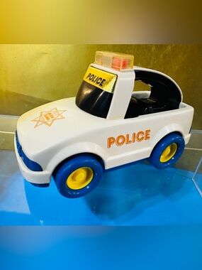 Buddy L Vintage 1987 My First Buddy’s Police Patrol Car Wheels 7.5”